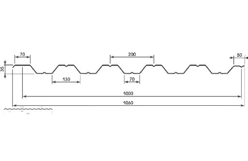 Профнастил Н35