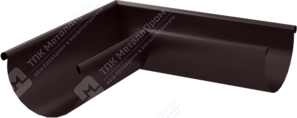 Угол желоба Аквасистем 125 наружный RR32 темно-коричневый