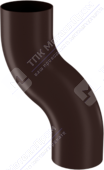 S-обвод Аквасистем 100 RR32 темно-коричневый