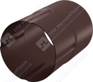 Соединитель трубы Аквасистем 90 RAL8017 шоколад