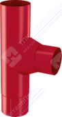 Тройник трубы Аквасистем 90 RR29 красный
