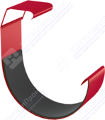 Соединитель желоба Аквасистем 150 RR29 красный