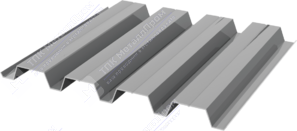 Профнастил полимер Н60 0,45 ТУ 845/902 ПЭ RAL7004 сигнально-серый