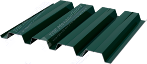 Профнастил полимер Н60 0,5 845/902 ПЭ RAL6005 зеленый мох
