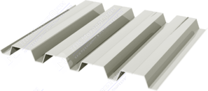 Профнастил полимер Н60 0,5 845/902 ПЭ RAL9002 серо-белый