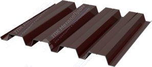 Профнастил полимер Н60 0,5 845/902 ПЭ RAL8017 шоколад