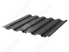 Профнастил полимер НС35 0,45 1000/1060 ПЭ RAL7024 серый графит