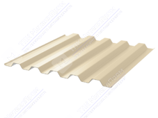 Профнастил полимер С44 0,7 1000/1047 ПЭ RAL1015 светлая слон кость