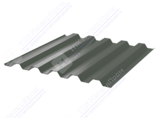 Профнастил полимер С44 0,5 1000/1047 ПЭ RAL7005 темно-серый