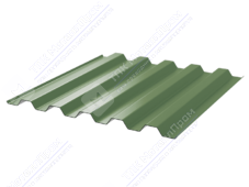 Профнастил полимер С44 0,7 1000/1047 ПЭ RAL6021 бледно-зеленый