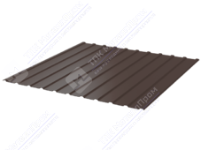 Профнастил полимер С10 0,4 1130/1155 ПЭ RAL8017 шоколад