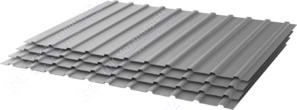 Профнастил оцинкованный С10 0,45 1,155м 6м