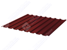 Профнастил полимер СП20 0,7 1100/1150 ПЭ RAL3011 коричнево-красный