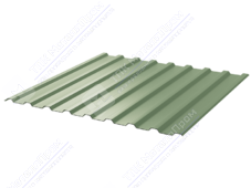 Профнастил полимер СП20 0,5 1100/1150 ПЭ RAL6021 бледно-зеленый