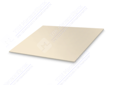 Лист с полимерным покрытием 0,7 мм ПЭ в пленке RAL1015 светлая слон кость