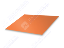 Лист с полимерным покрытием 0,45 мм ПЭ в пленке RAL2003 нежно-оранжевый