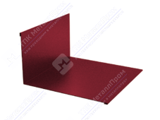Планка примыкания верхняя 145 250 0,45 2м стандарт ПЭ RAL3005 красное вино К-501