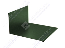 Планка примыкания верхняя 145 250 0,4 2м стандарт ПЭ в пленке RAL6005 зеленый мох К-501