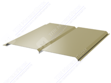 Сайдинг брус 330/355 0,5 ПЭ RAL1014 слоновая кость