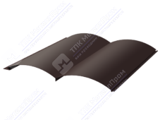 Сайдинг бревно 330/353,5 0,45 ПЭ RAL8017 шоколад