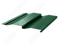 Сайдинг кораб доска 228/255 0,4 ПЭ RAL6005 зеленый мох