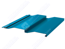 Сайдинг кораб доска 228/255 0,45 ПЭ RAL5012 голубой