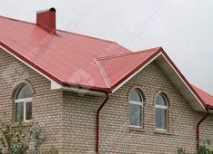 Профнастил МП-20 п/э RAL 3003 (красный рубин) 0,5 мм