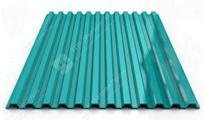 Профнастил С-21 п/э RAL 5021 (голубая вода) 0,5 мм