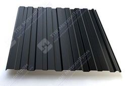 Профнастил МП-20 с покрытием VIMATT RAL 9005 (чёрный янтарь) 0,5 мм