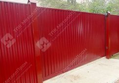 Профнастил С-21 п/э RAL 3011 (красно-коричневый) 0,55 мм