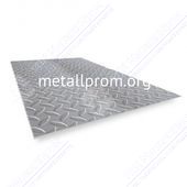 Лист рифленый 3мм x1,25x2,5м чечевица спецраскрой ст3пс/сп