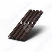 Профнастил коричневый шоколод С-44x1000 0,8 мм