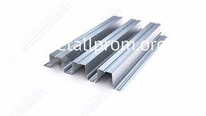 Профнастил цинк Н-114x750 1 мм