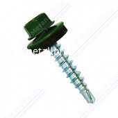 Саморез кровельный темно-зеленый RAL 6005 4,8x29 (упаковка) 4000 шт