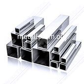 Труба нержавеющая электросварная квадратная зеркальная AISI 304 08Х18Н10 60x60x1,5x6000 мм