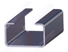 Гнутый С-образный профиль 100х60х15х3 мм