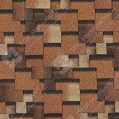 Гибкая черепица Shinglas Фокстрот Однослойная (Сандал)