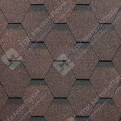 Гибкая черепица Docke Pie Standard Сота (Коричневый)
