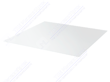 Лист с полимерным покрытием 0,5 мм ПЭ в пленке RAL9003 сигнально-белый