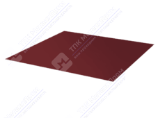 Лист с полимерным покрытием 0,5 мм ПЭ RAL3009 красный оксид