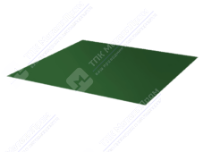Лист с полимерным покрытием 0,7 мм ПЭ RAL6005 зеленый мох
