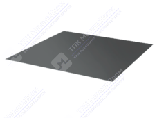 Лист с полимерным покрытием 0,45 мм ТУ ПЭ RAL7005 темно-серый