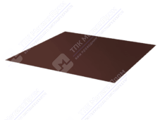 Лист с полимерным покрытием 0,7 мм ПЭ в пленке RAL8017 шоколад