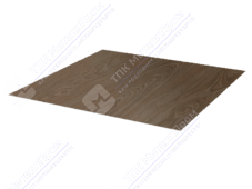 Лист с полимерным покрытием 0,45 мм ДПП в пленке G6W110P темное дерево