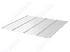 Профнастил полимер С18 0,7 1150/1190 ПЭ RAL9003 сигнально-белый