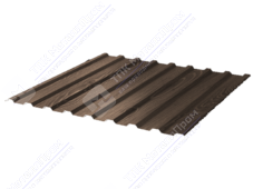 Профнастил полимер СП20 0,45 1100/1150 ДПП G6К051P мореное дерево