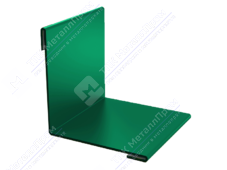 Планка угла внутренний 50 50 0,45 2м стандарт ПЭ RAL6026 зеленый опал К-504