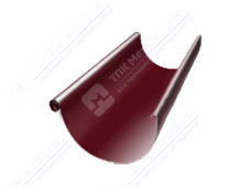 Желоб водосточный GrandLine 125 3м металл RAL3005 красное вино