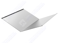 Планка ендовы нижняя 298 298 0,45 2м стандарт ОЦ К-510