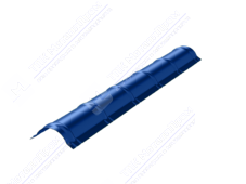 Конек металлочерепичный 0,45 2м стандарт ПЭ RAL5002 ультрамарин К-513